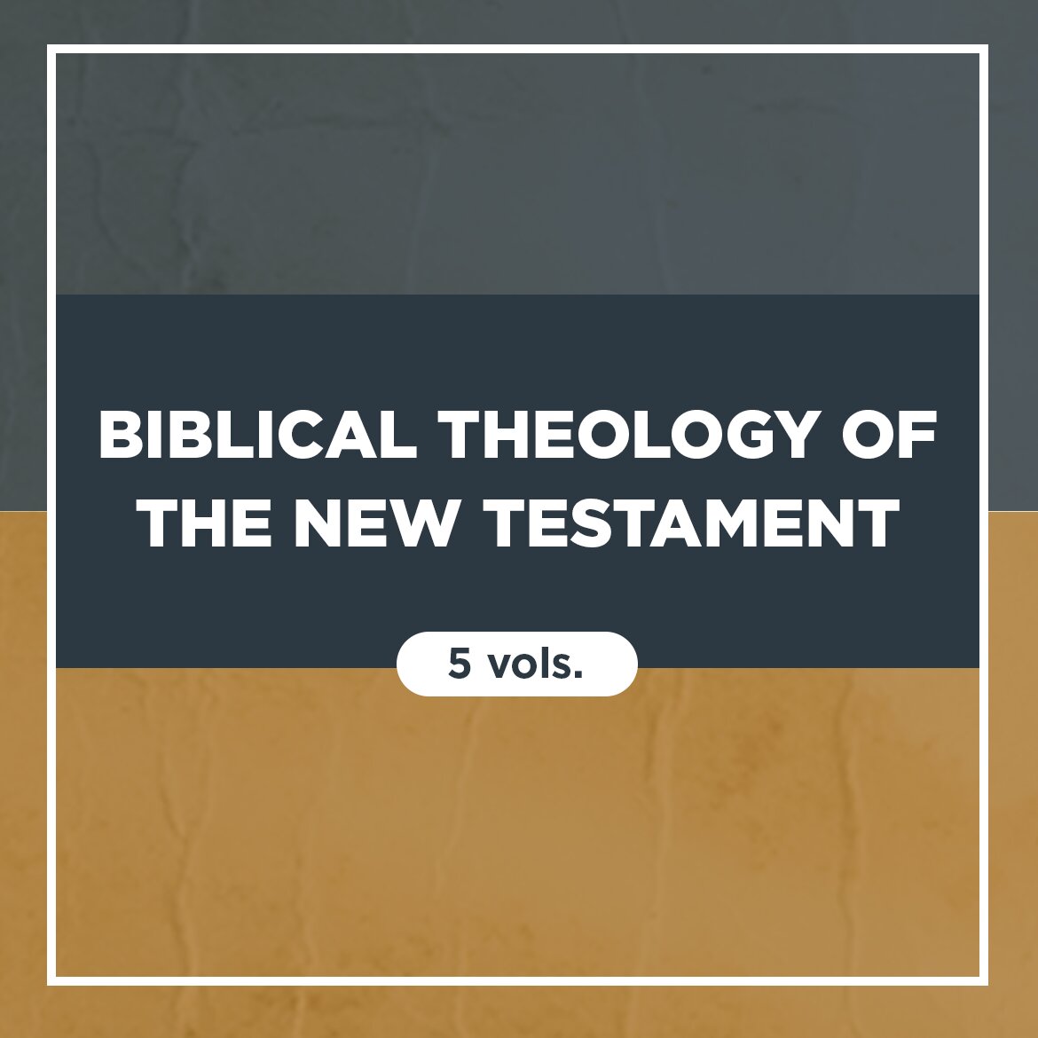Biblical Theology of the New Testament Series BTNT (5 vols.) Verbum