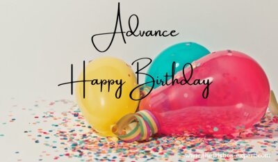 Advance Happy Birthday Min