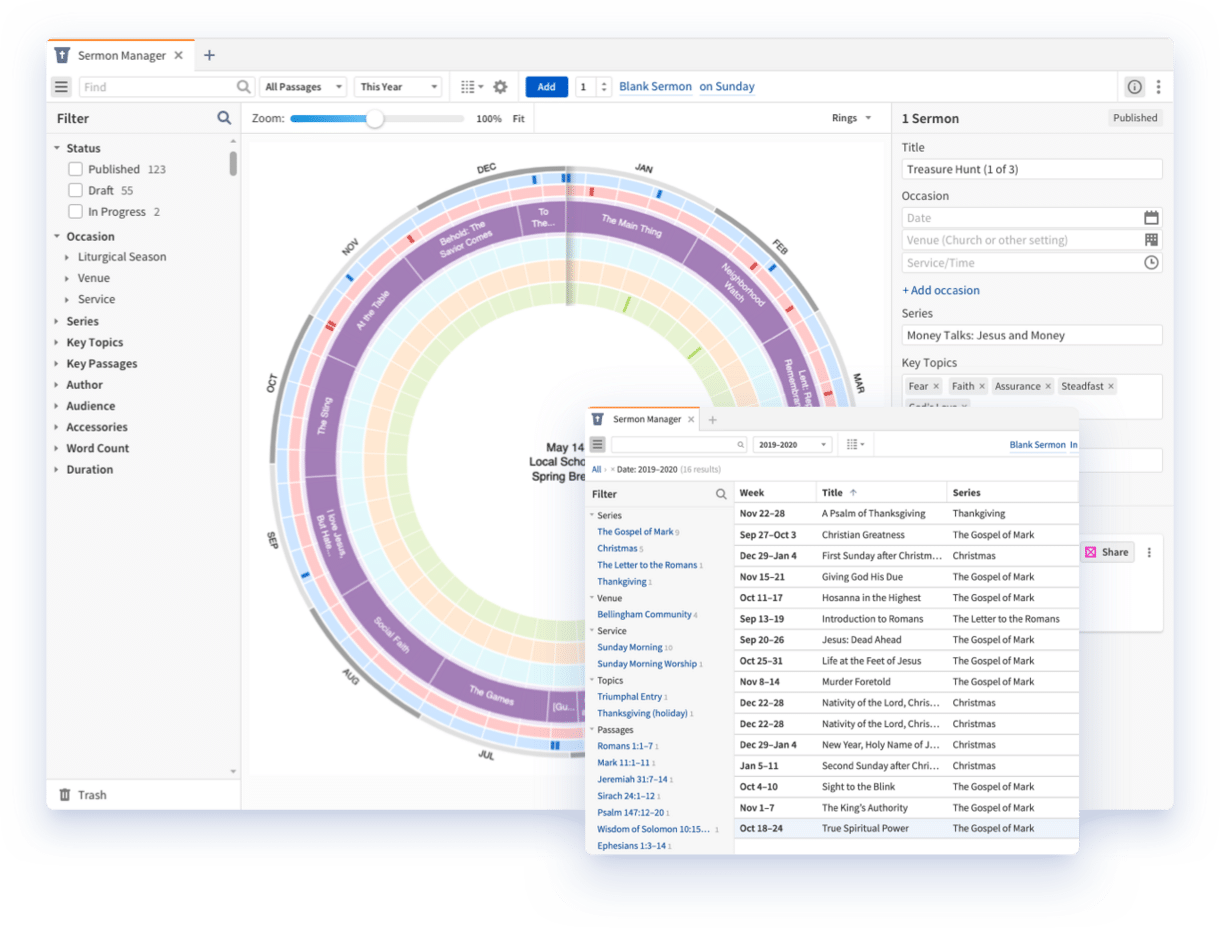 Plan & Archive Your Sermons