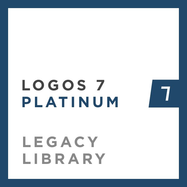 Logos 7 Platinum Legacy Library