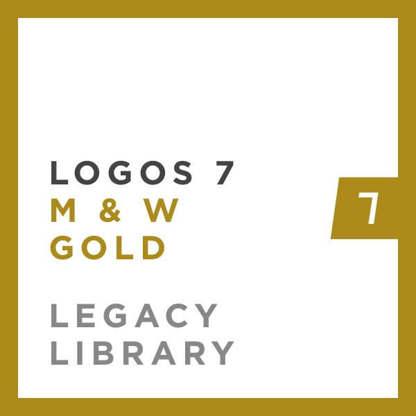 Logos 7 Methodist & Wesleyan Gold Legacy Library