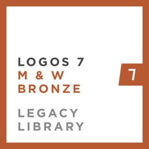 Logos 7 Methodist & Wesleyan Bronze Legacy Library