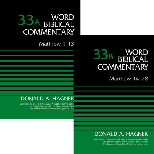 Matthew, 2 vols. (Word Biblical Commentary, Volume 33 & 33b | WBC)