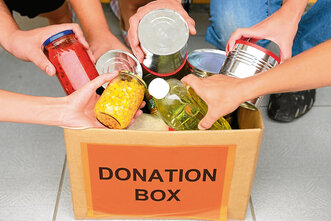 A generic photo of a food donation box. See PA Feature TOPICAL Food Poverty. Picture credit should read: PA Photo/thinkstockphotos. WARNING: This picture must only be used to accompany PA Feature TOPICAL Food Poverty.