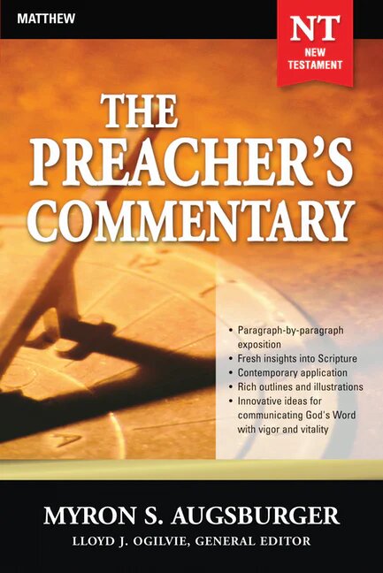 The Preacher's Commentary Series, Volume 24: Matthew