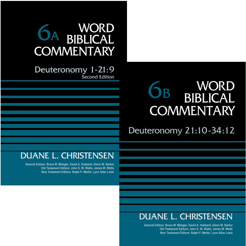 Deuteronomy  2 vols. (Word Biblical Commentary, Volume 6A & 6B | WBC)