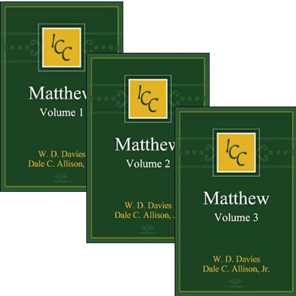 Matthew, Volumes 1-3 (International Critical Commentary | ICC)