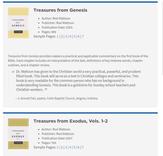 Treasures