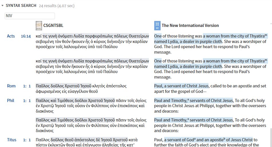 Search Results Including Romans 1:1