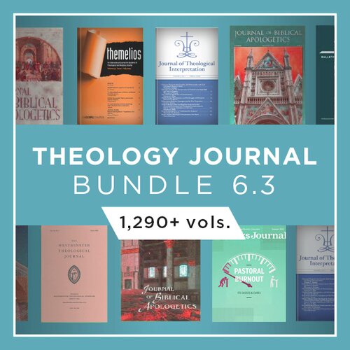 Theology Journal Bundle 6.3 (1,290+ vols.)