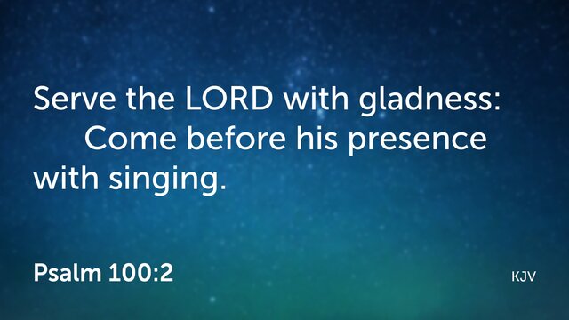 Psalm 100-2