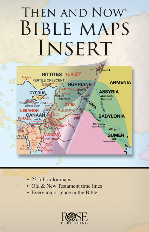 Then and Now Bible Maps Insert