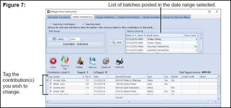 Deleting Posted Transactions | Article