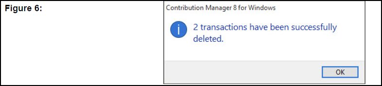 Deleting Posted Transactions | Article