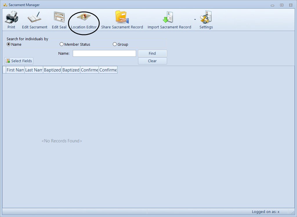 Using the Location Editor | Article