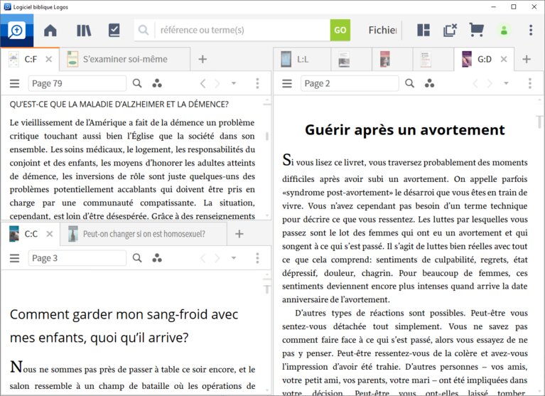 Logos Bibelsoftware Seelsorgeassistent