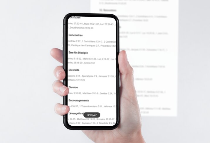 Fotos machen, Bibelstellen erkennen – und als Versliste speichern
