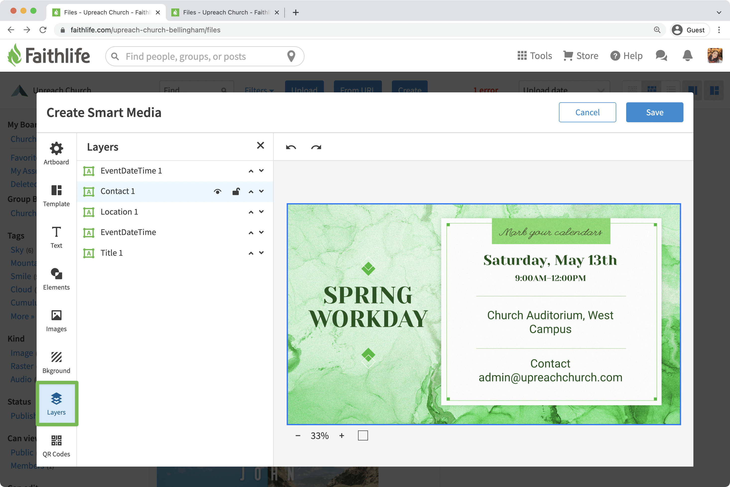Layers in your smart media