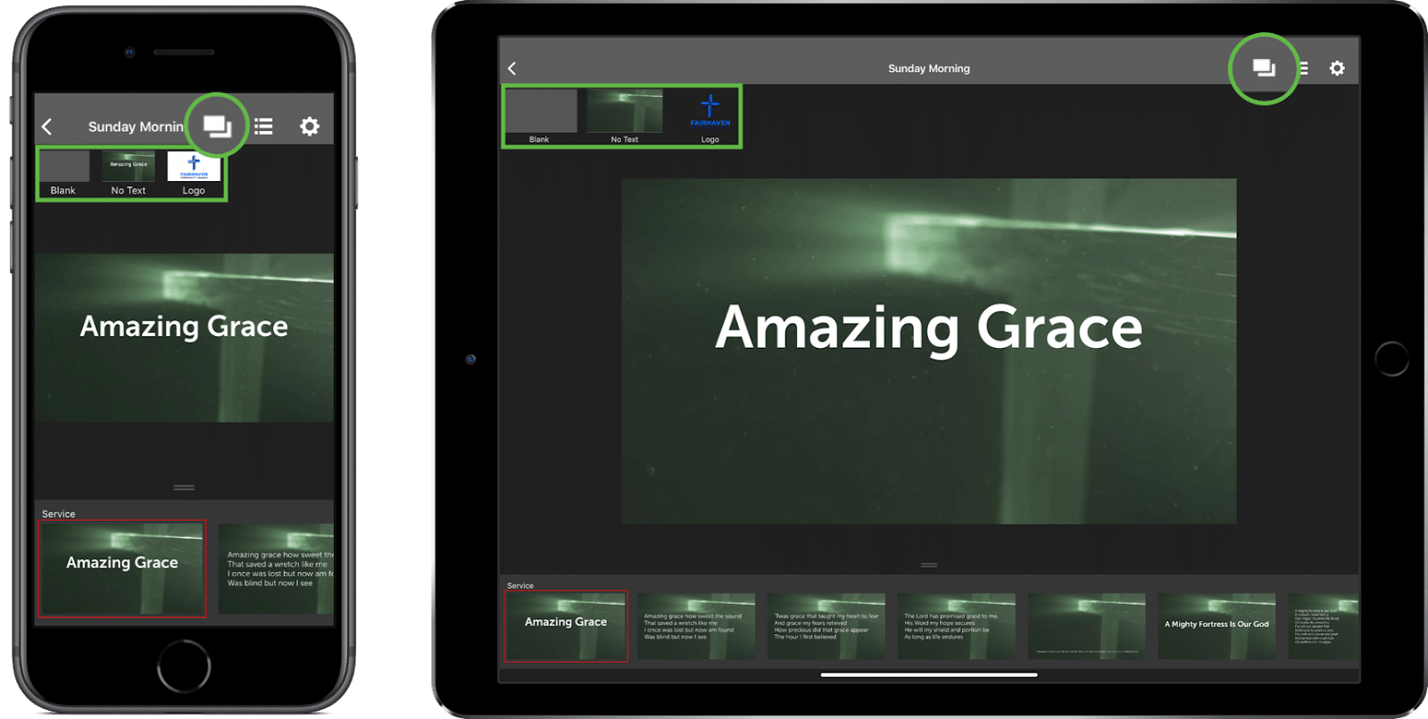 Using the Proclaim Remote App Proclaim