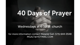 40 Days Of Prayer10:31