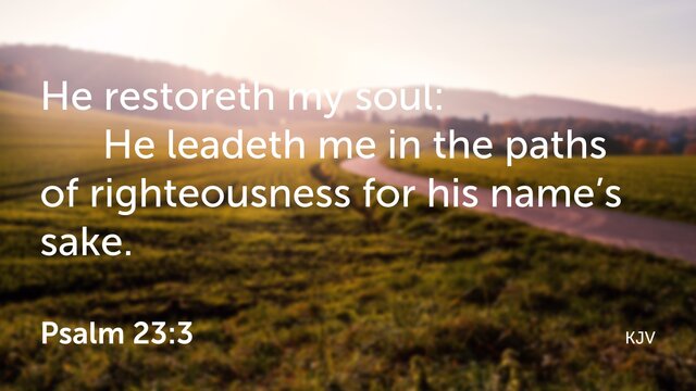 Psalm 23-3
