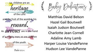Baby Dedicaiton Announcement2