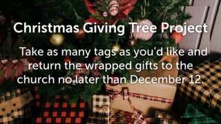 Christmas Giving Tree Project