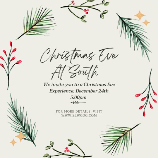 Gray and Green Watercolor Christmas Online Invitation Instagram Post