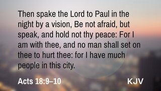 Acts 18-9-10