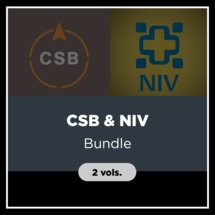 CSB & NIV Bible Bundle (2 vols.)