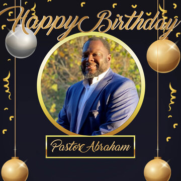 Copy Of HAPPY BIRTHDAY PASTOR CHURCH Template