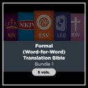 Formal (Word-for-Word) Translation Bible Bundle 1, 5 vols.