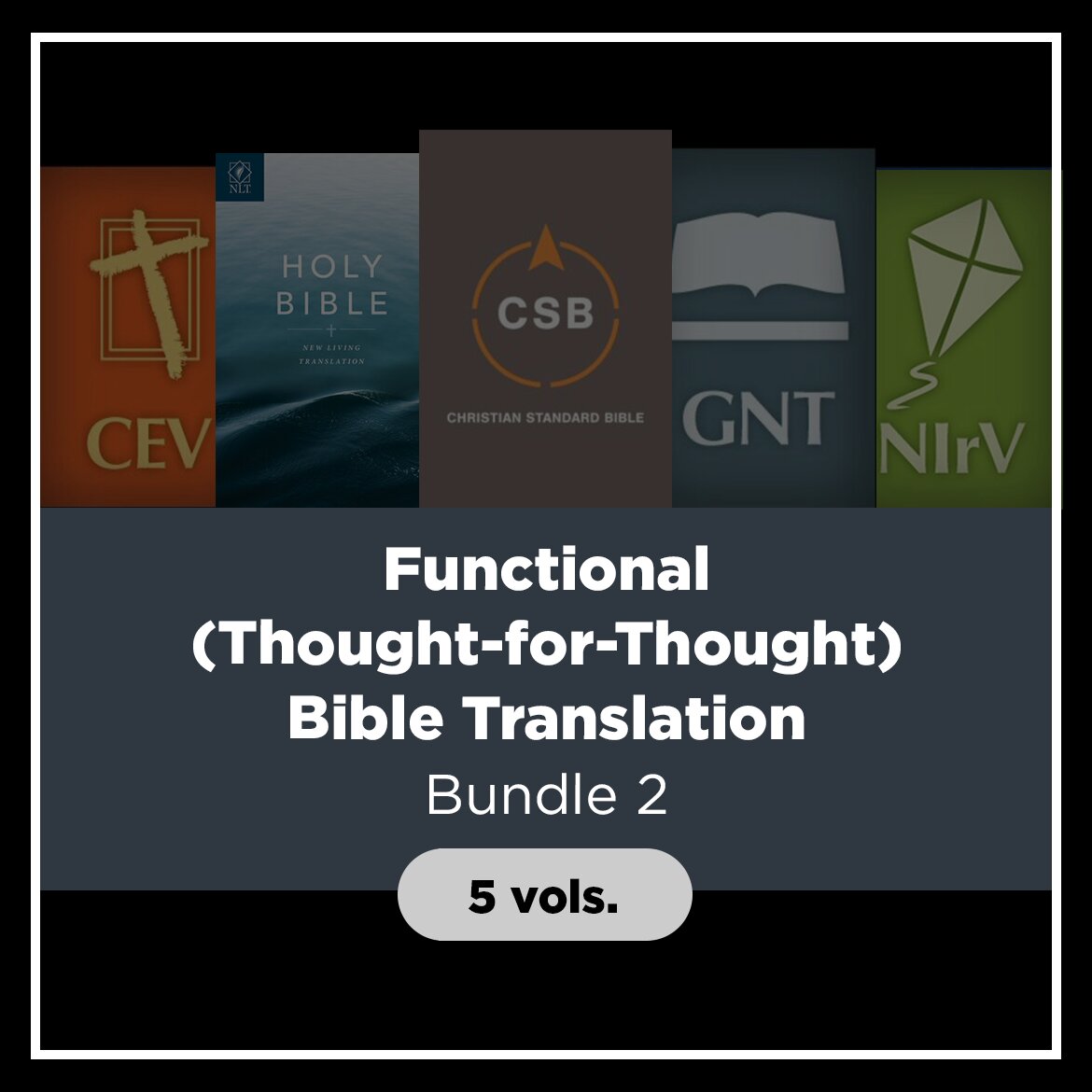Functional (Thought-for-Thought) Bible Translation Bundle 2, 5 vols.