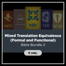 Mixed Translation Equivalence (Formal and Functional) Bible Bundle 2
