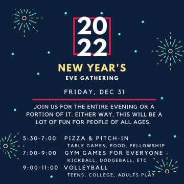 New Year's Eve Party Poster (Flyer (5.5 × 8.5 in)) (Instagram Post)