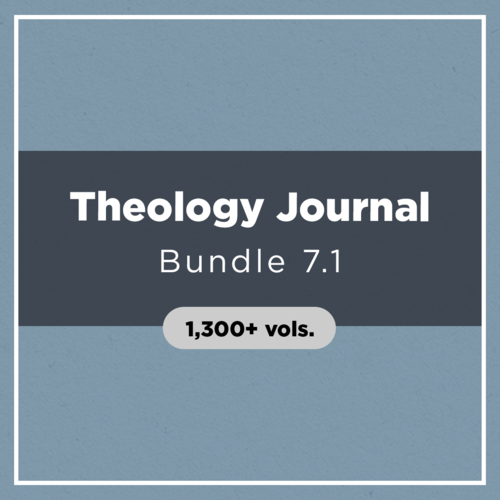 Theology Journal Bundle 7.1 (1,300+ vols.)