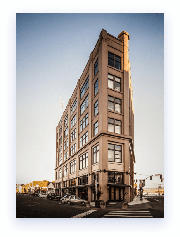 The Bellingham Flatiron building