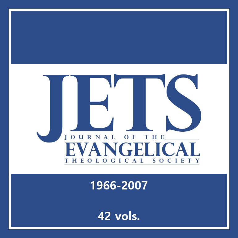 Journal of the Evangelical Theological Society  | JETS (42 vols.)