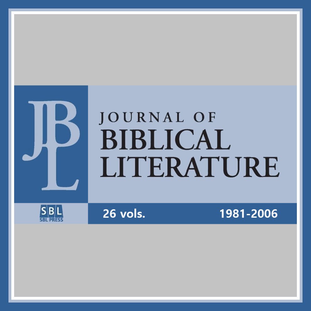 The Journal of Biblical Literature (26 vols.)