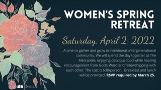 women's spring retreat