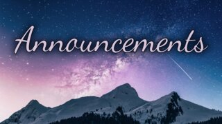 2022-02 Announcements
