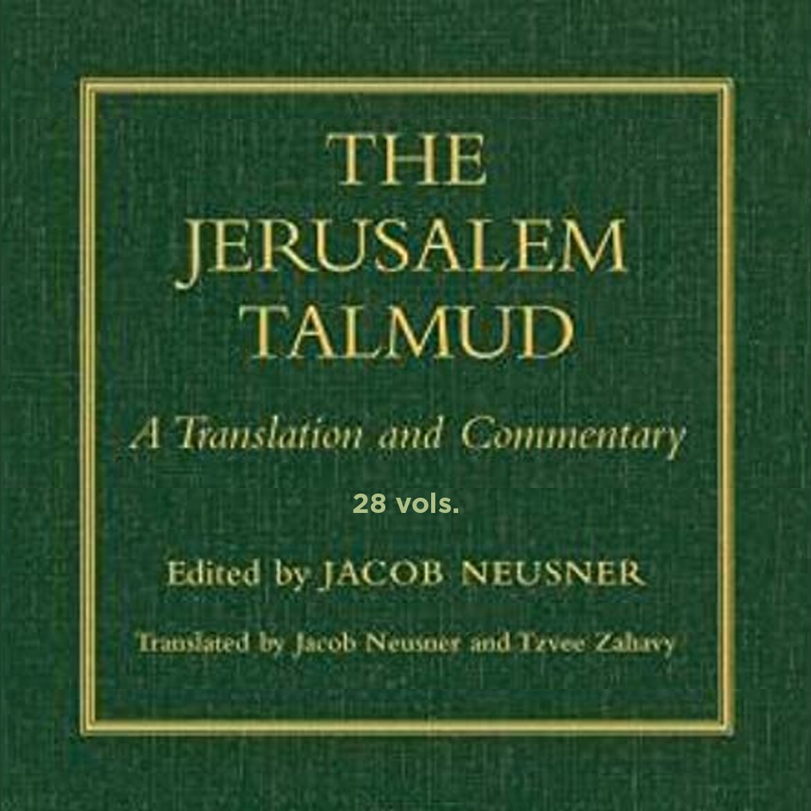 The Jerusalem Talmud A Translation and Commentary (28 vols.) Verbum