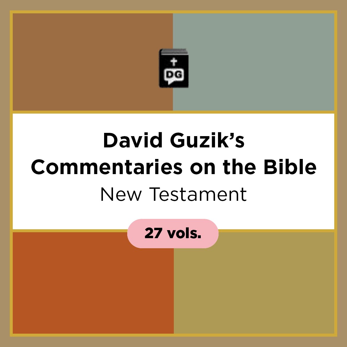 New Testament 27 Vols David Guziks Commentaries On The Bible Verbum 9430