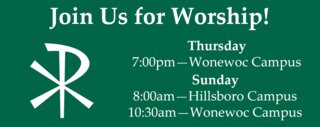 Worship Times - Lent