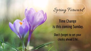 Time Change Spring Forward