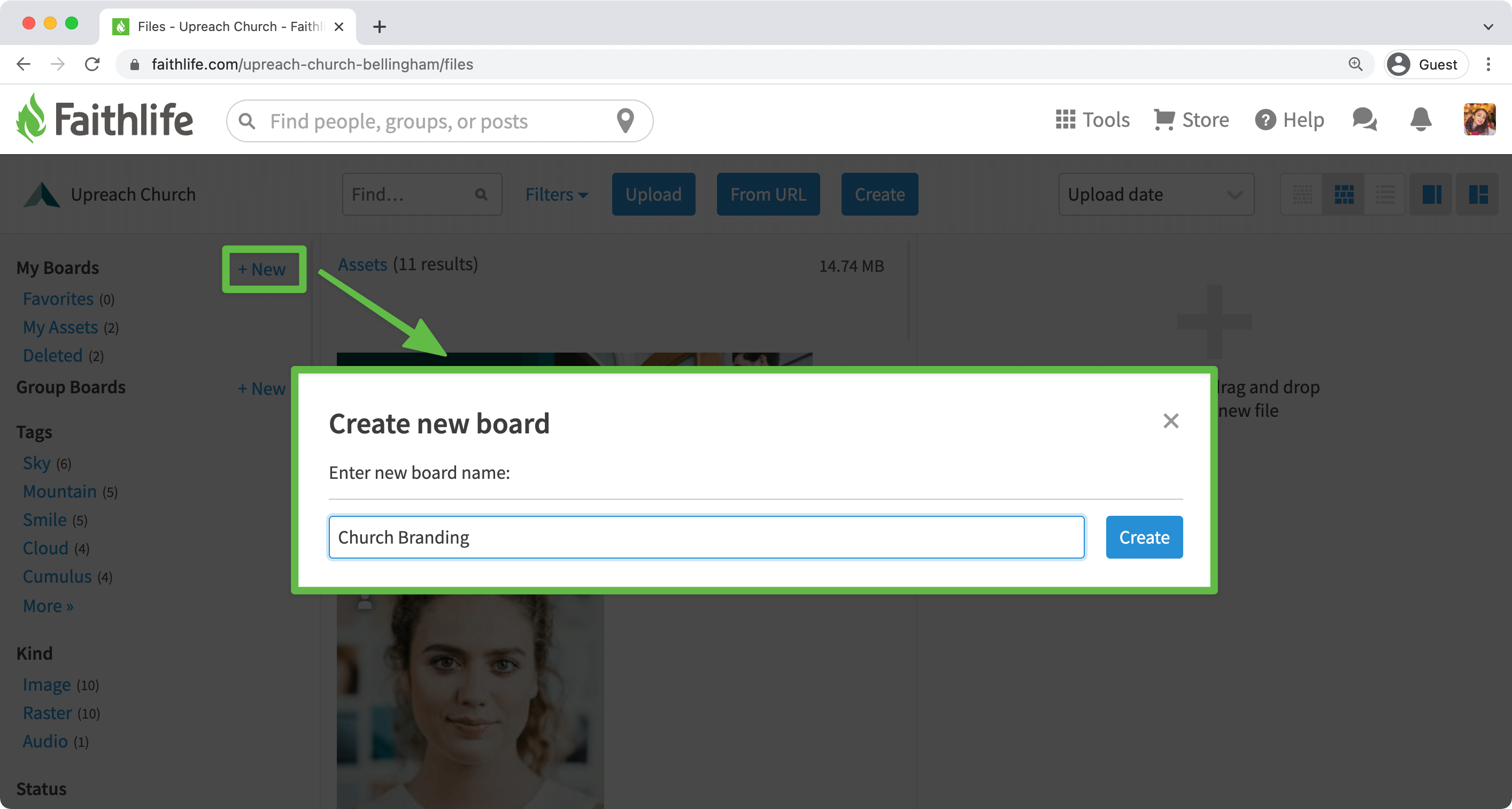 create a new board
