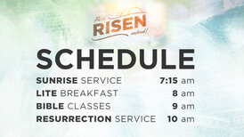Easter 2022 Schedule