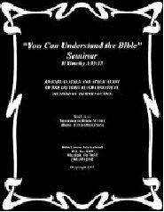 You Can Understand the Bible Seminar