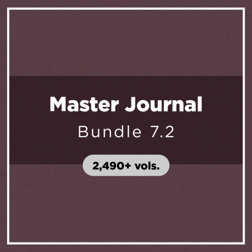 Master Journal Bundle 7.2 (2,490+ vols.)