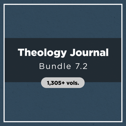 Theology Journal Bundle 7.2 (1,305+ vols.)